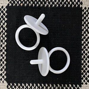 Replacement Pacifier White for Vintage Cabbage Patch Kids, and Preemies